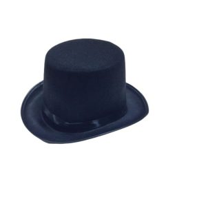   Fekete cilinder, keménykalap, jelmezkalap, felnőttre vagy nagyobb gyerekre - ÚJ