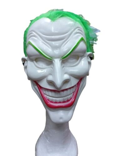 Joker műanyag, maszk, álarc - ÚJ
