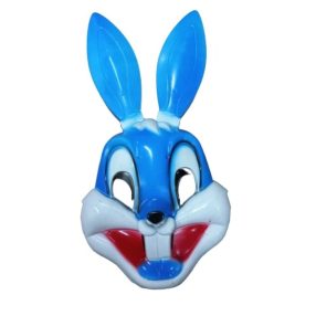   Kék műanyag nyúl, nyuszi álarc - Tapsi Hapsi - Bugs Bunny - ÚJ