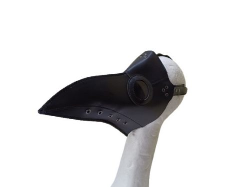 Fekete pestis doktor álarc, maszk - Halloween - ÚJ