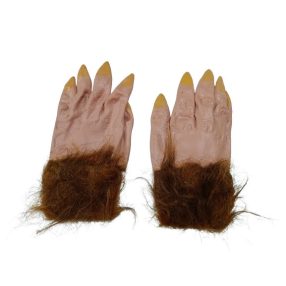  Testszínű farkaskéz, vérfarkas, farkasember kéz karmokkal, jelmez kiegészítő - Halloween - ÚJ