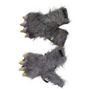   Farkasláb, vérfarkas láb fehér karmokkal, jelmez kiegészítő - Halloween - ÚJ