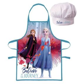 Disney Jégvarázs Gyerek kötény (piros,kék)