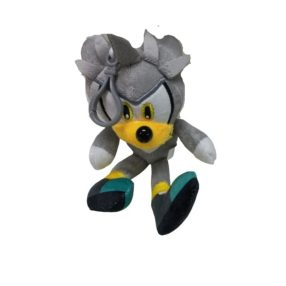 18 cm-es szürke plüss figura - Sonic - ÚJ