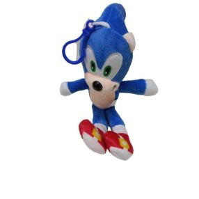 18 cm-es kék plüss figura - Sonic - ÚJ