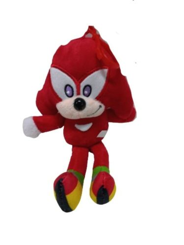 18 cm-es piros plüss figura - Sonic - ÚJ