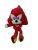 18 cm-es piros plüss figura - Sonic - ÚJ