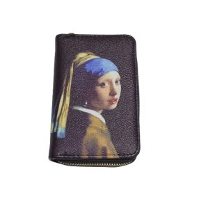 Festményes pénztárca - Lány gyöngy fülbevalóval - ÚJ