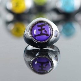 Naruto Akatsuki gyűrű, lila - ÚJ