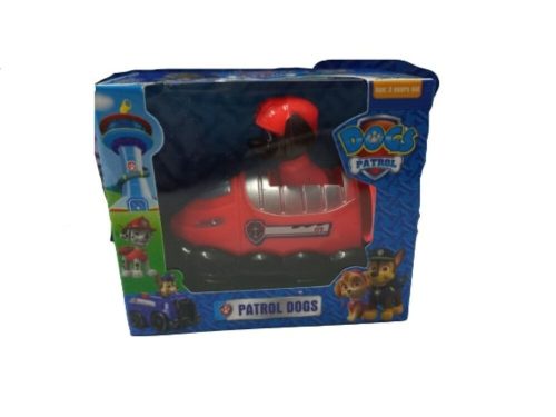 Zuma kutya légpárnás hajóval, dobozban - Paw Patrol - Mancs Őrjárat - ÚJ
