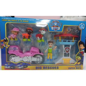   Big Resues motoros szett - Paw Patrol - Mancs Őrjárat - ÚJ