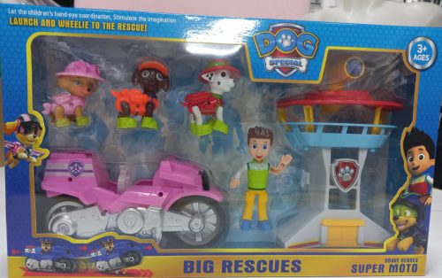Big Resues motoros szett - Paw Patrol - Mancs Őrjárat - ÚJ