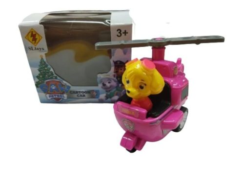 Skye kutya helikopterrel, dobozban - Cartoon Car - Paw Patrol - Mancs Őrjárat - ÚJ