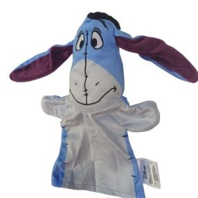 Füles plüss báb, kézbáb - Micimackó - ÚJ