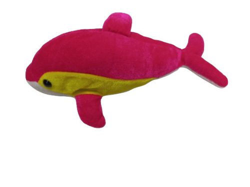 33 cm-es pink plüss bálna