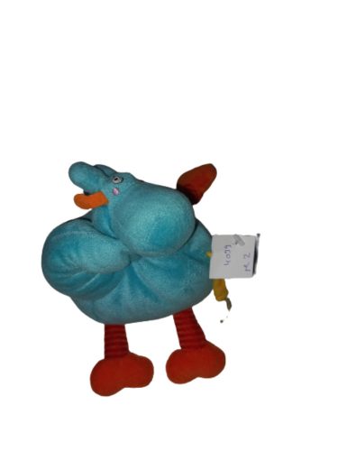Kék zenélő plüss állat