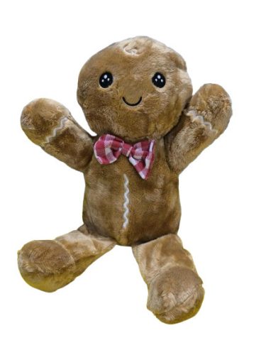 Kb 43 cm-es plüss mézeskalács figura - ÚJ