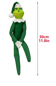Zöld Grincs plüss figura, 30 cm - The Grinch - ÚJ