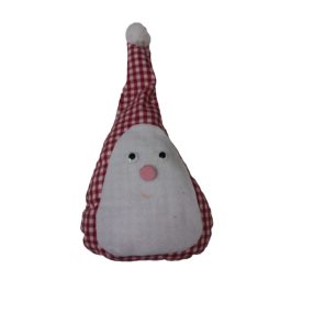 35 cm-es piros kockás manó figura