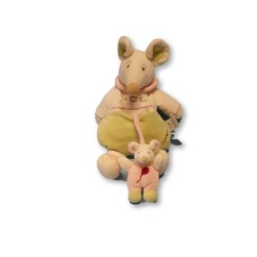 Plüss egér, kis egérrel