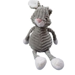 38 cm-es szürke plüss nyúl, nyuszi - ÚJ