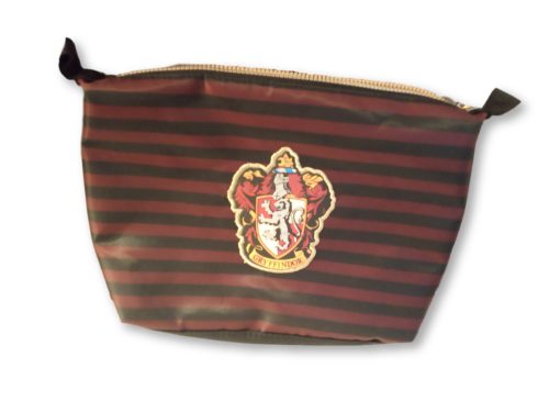 Bordó csíkos neszesszer, kozmetikai táska - Harry Potter - Griffendél - ÚJ