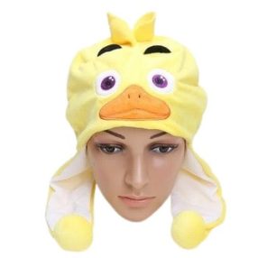   Csibe, csirke, Chica plüss sapka, jelmezkiegészítőnek is jó - FNAF - Five Nights At Freddy's - ÚJ