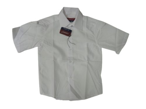 134-es fehér rövid ujjú alkalmi, ünneplő ing - Canary - ÚJ