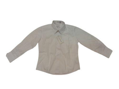 104-es fehér alkalmi hosszú ujjú ing - Lito - ÚJ