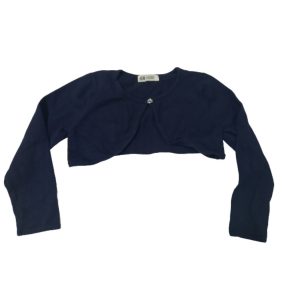 110-116-os sötétkék finomkötött boleró - H&M