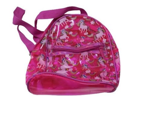 Pink unikornisos átlátszó hátizsák kislányoknak