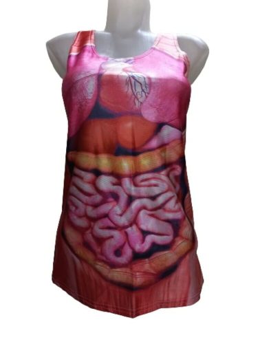 Női ujjatlan horror-póló, halloween - ÚJ