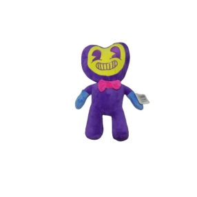   34 cm-es sárga-lila Bendy plüss - Bendy and the Ink Machine - ÚJ