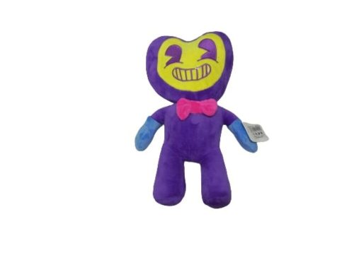 34 cm-es sárga-lila Bendy plüss - Bendy and the Ink Machine - ÚJ