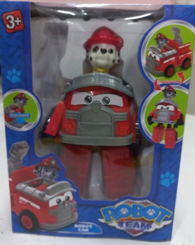 Transformers robot Marshall kutya dobozban - Robot Car - Paw Patrol - Mancs Őrjárat - ÚJ 