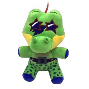   23 cm-es zöld plüss dínó vagy krokodil - FNAF- Five Nights at Freddy’s - ÚJ
