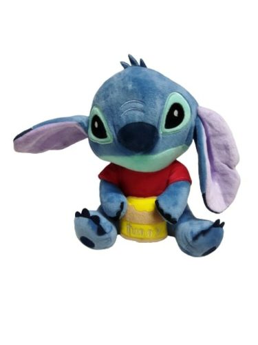 Kék plüss figura, mézesbödönös - Lilo és Stitch - ÚJ