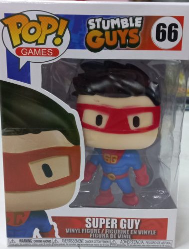 Szuperhős műanyag figura - Super Guy - Mr. Stumble - Stumble Guys - ÚJ