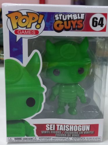 Sei Taishogun zöld műanyag figura - Mr. Stumble - Stumble Guys - ÚJ