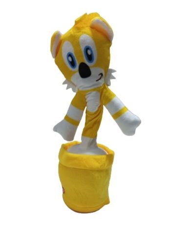 Cserepes  Sonic, sárga (táncol, zenél) - ÚJ