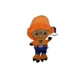   Narancssárga plüss anime figura - Chopper - One Piece - ÚJ