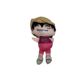   Rózsaszín ruhás plüss anime figura - Luffy - One Piece - ÚJ