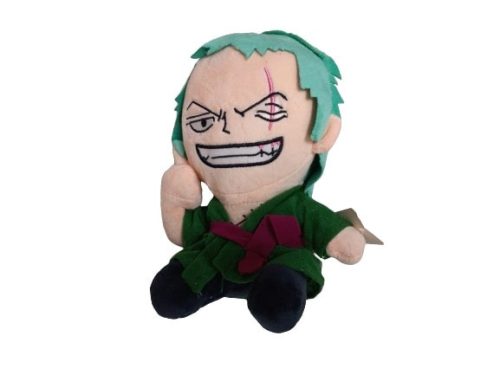 Zöld hajú plüss anime figura - Roronoa Zoro - ÚJ