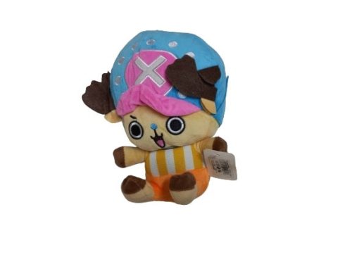 Kék kalapos plüss anime figura - Chopper - One Piece - ÚJ