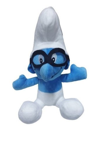 Okoska plüss figura - Hupikék Törpikék - The Smurfs - ÚJ