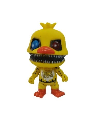 15 cm-es sárga műanyag figura, gonosz csirke - FNAF- Five Nights at Freddy’s - ÚJ