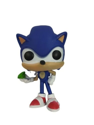 15 cm-es kék műanyag figura - Sonic - ÚJ