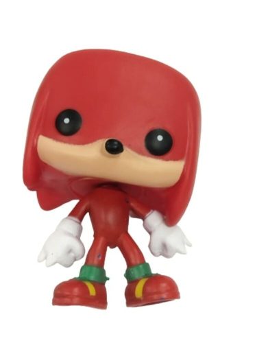 15 cm-es piros műanyag figura - Knuckles - Sonic - ÚJ