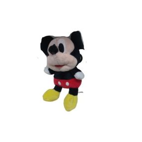 14 cm-es Miki Egér prios ruhás, kulcstartós plüss - ÚJ