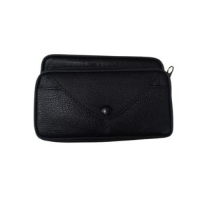 Fekete, derékszíjra fűzhető övtáska - ÚJ